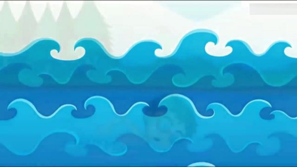 Рисование для детей волна