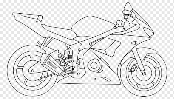 Yamaha YZF-r6 чертеж