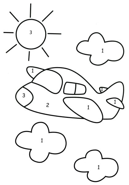 Аппликация из геометрических фигу