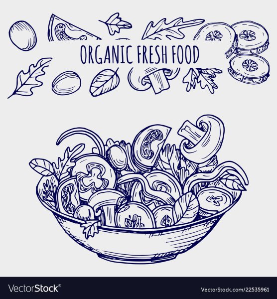 Салат рисунок