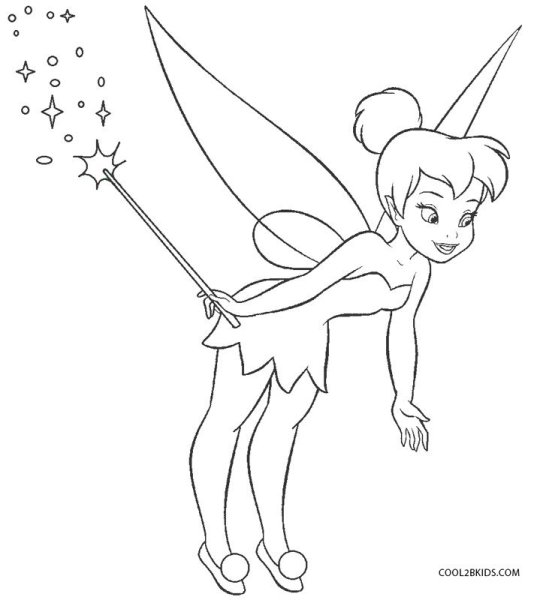 Раскраски феи Дисней Серебрянка