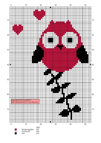 Схемы для вышивания детям простые