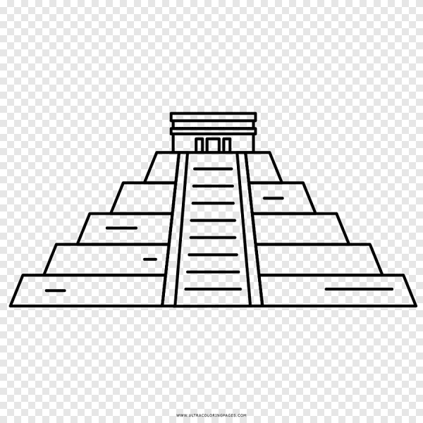 Пирамида Чичен ица вектор