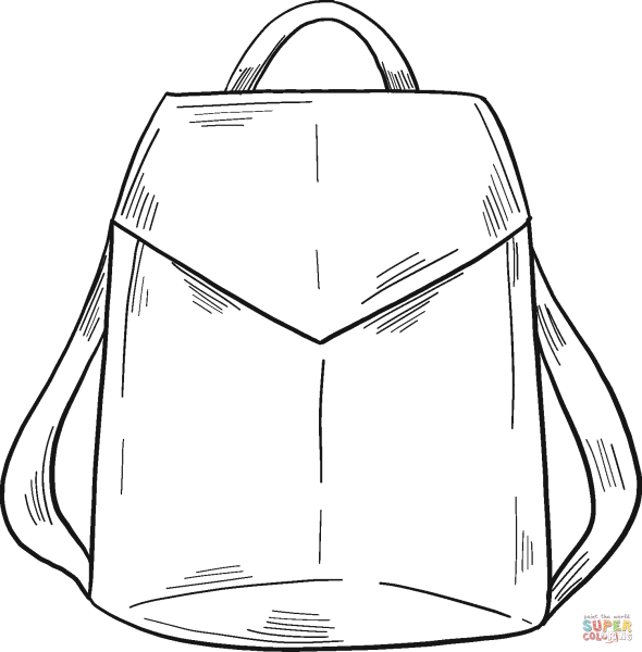 Рюкзак раскраска