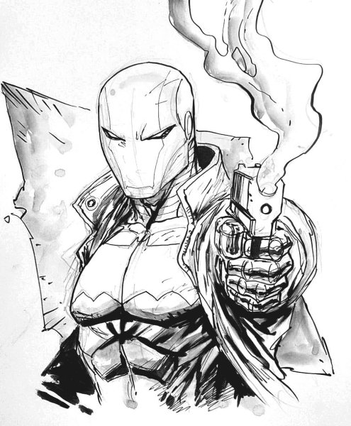 Тату черная пантера Марвел