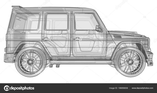 Мерседес Бенц g63 чертежи