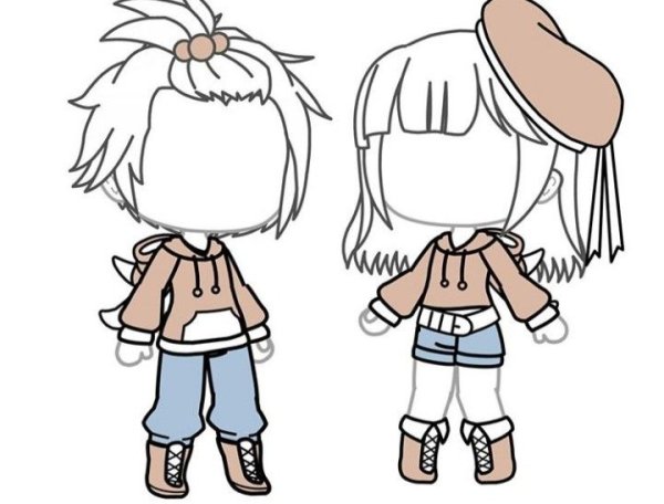 Гача волосы гача гача одежда