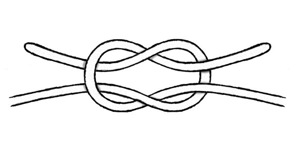 Прямой морской узел