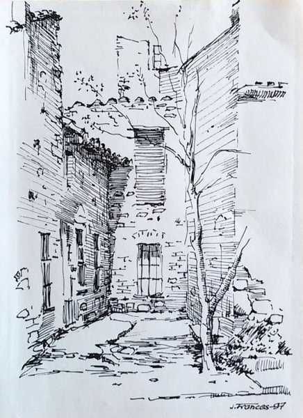 Наброски чернилами