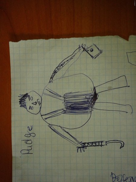 Рисунок Пуджа дота 2 карандашом