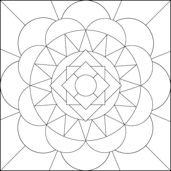 Орнамент из геометрических фигур