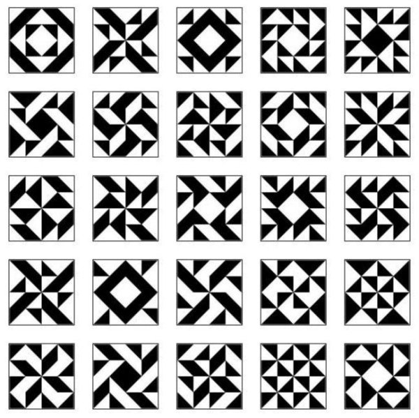 Симметричный геометрический узор