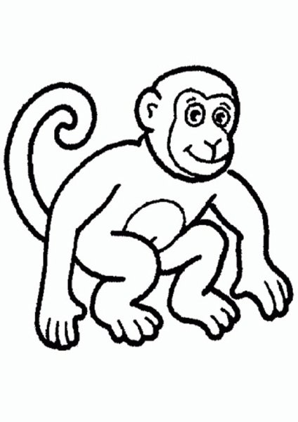 Обезьяна для детей