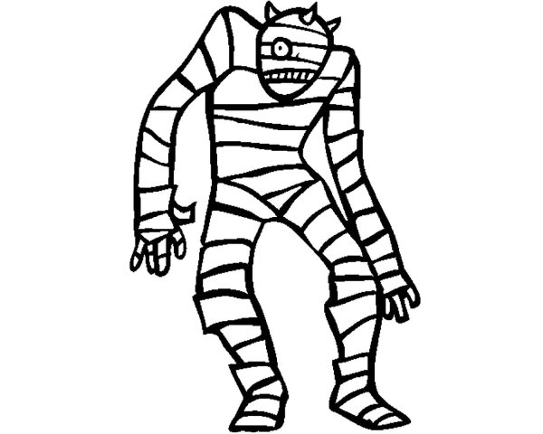 Рисуем мумию