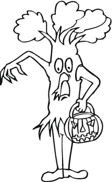 Леший раскраска