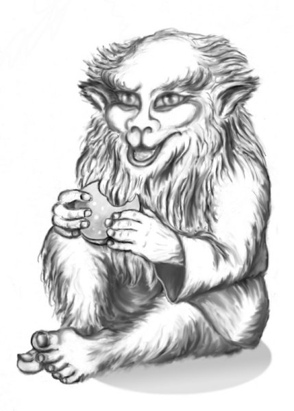 Леший рисунок