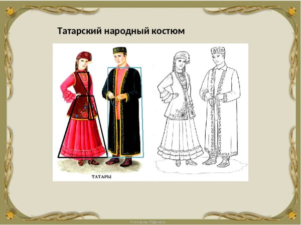 Татарский национальный костюм для детей
