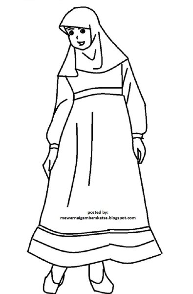 Казахский национальный костюм раскраска