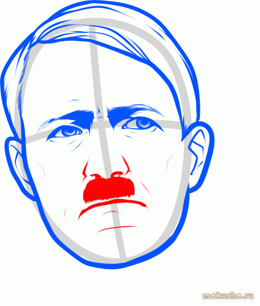 Портреты нарисованные Гитлером