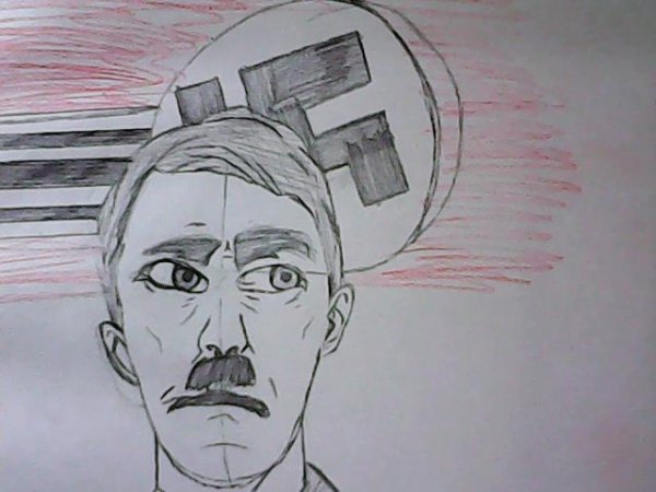 Нарисованный Гитлер