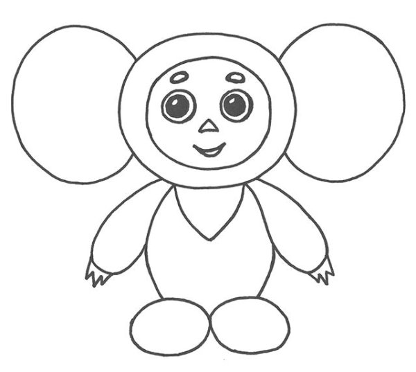 Малыш и Карлсон. Раскраска