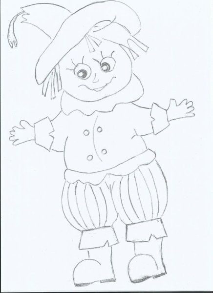 Баба Яга раскраска