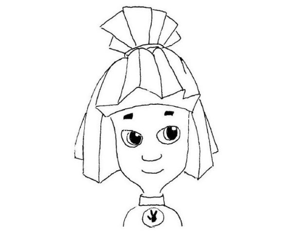 Раскраска Фиксики Симка