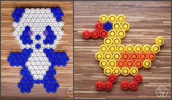 Мозаика из крышечек ФРУТОНЯНЯ