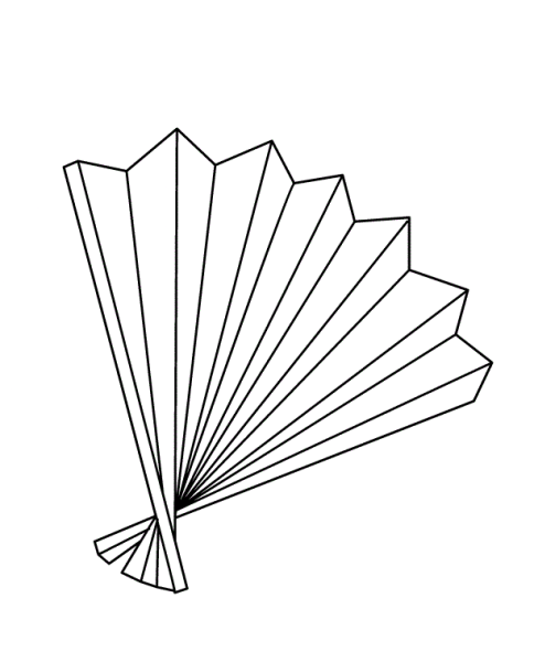 Веер для рисования