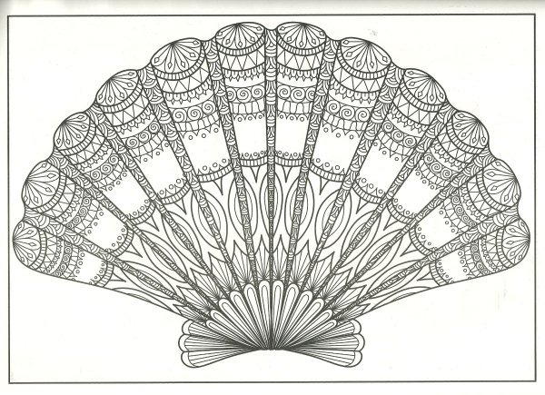 Орнамент веер