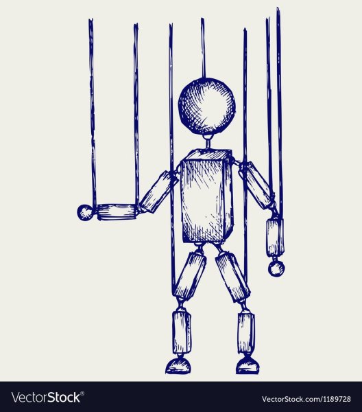 Эскиз куклы Марионетки