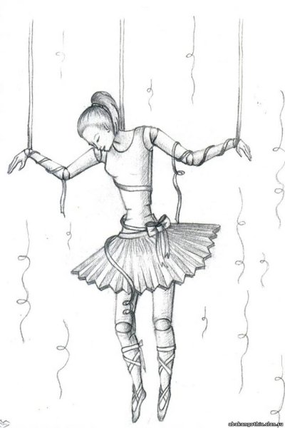 Марионетка рисунок