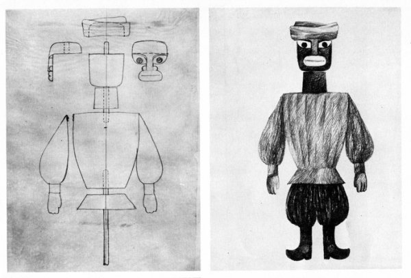 Эскиз театральной куклы
