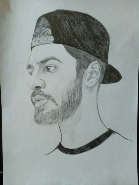 Мияги портрет рисунок