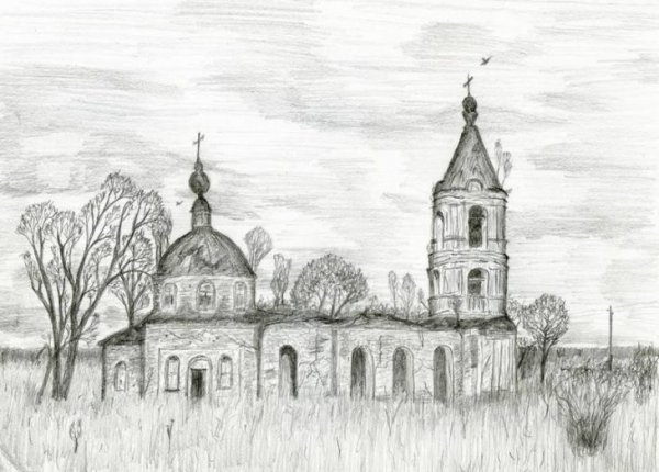 Храм раскраска для малышей