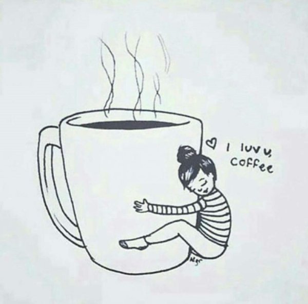 Кофе карандашом