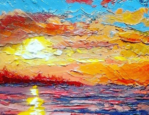 Пастозная техника живописи