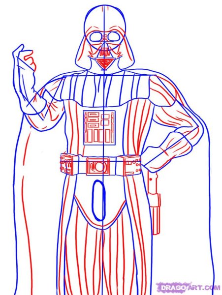Рисунок Дарта Вейдера