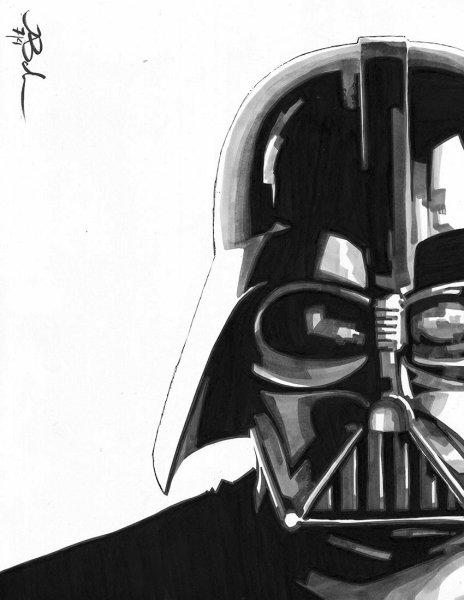Дарт Вейдер набросок