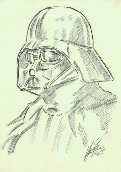 Дарт Вейдер набросок