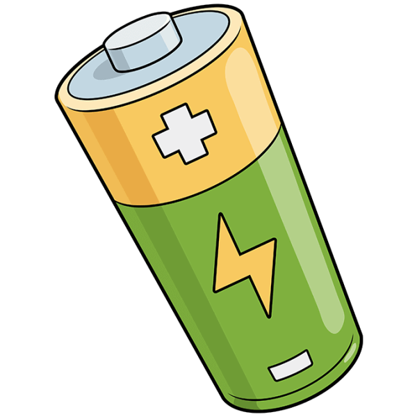 Батарейка раскраска