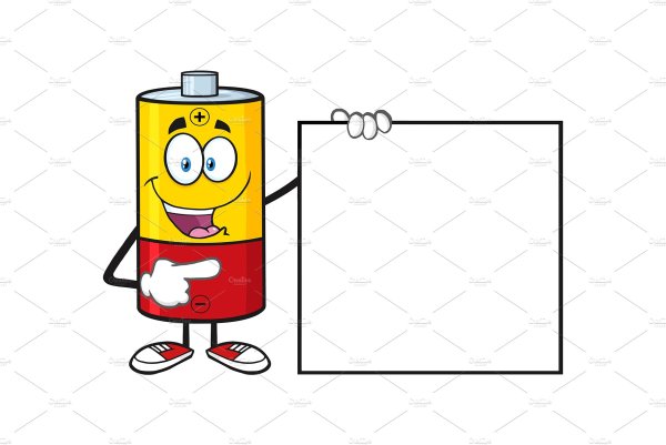 Автомобильный АКБ значок