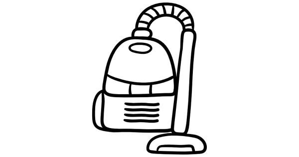 Пылесос трафарет
