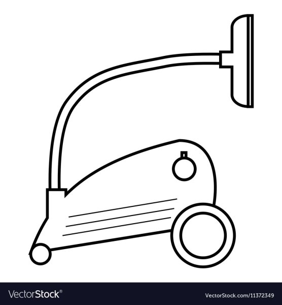 Пылесос трафарет