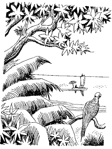 Рисунок к рассказу Робинзон Крузо