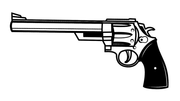 Револьвер Смит 38 раскраска