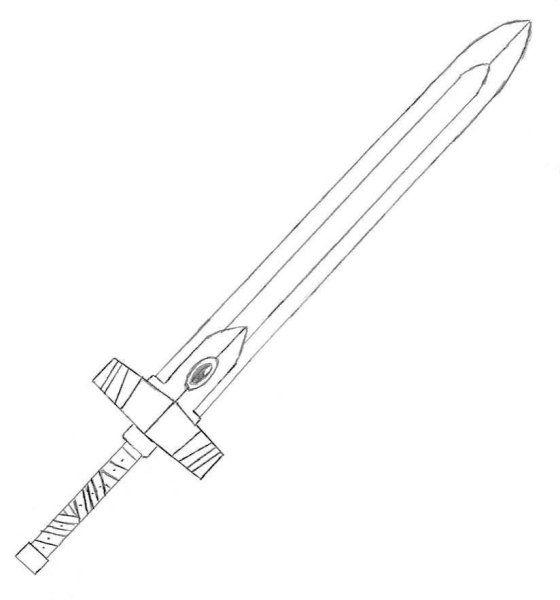 Меч карандашом