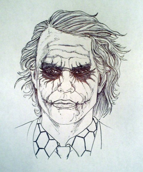 Джокер рисунок