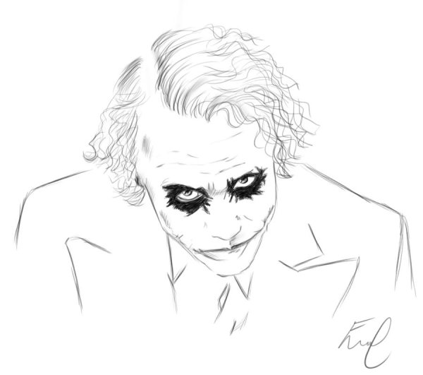 Джокер рисунок