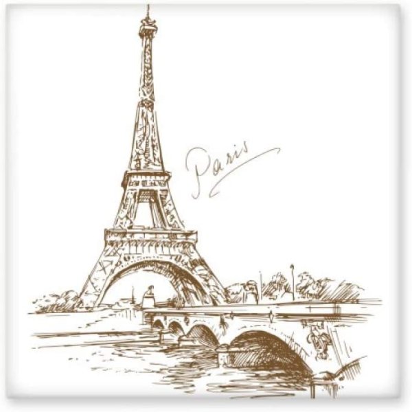 Раскраска эльфовой башни в Париже